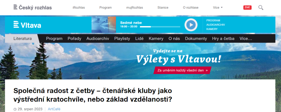 ArtCafé o čtenářských klubech a dílnách